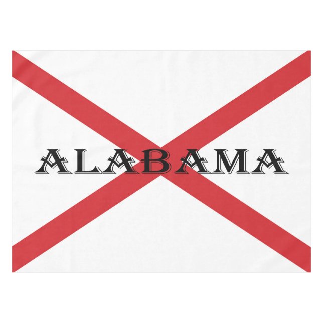 Nappe Alabama et drapeau (Devant (Horizontal))