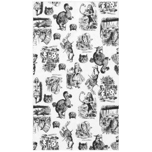 Nappe alice au pays des merveilles illustration fantaisi