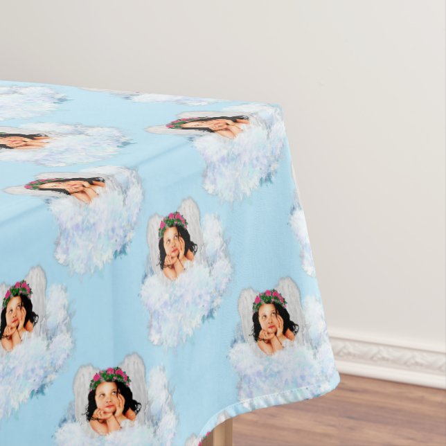 Nappe ANGE DANS LES NUAGES TABLECLOTH EN COTON 4-52x70 (In Situ)