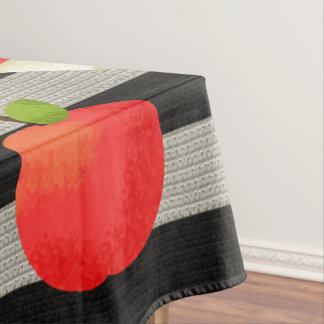 Nappe Apple Modern Black & White Stripes