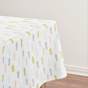 Nappe Aquarelle douce Chevron Motif