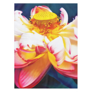 Nappe Aquarelle en fleurs de lotus rose Zen
