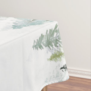 Nappe Aquarelle Pine Arbres