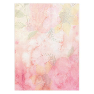 Nappe Aquarelle rose Arrière - plan floral