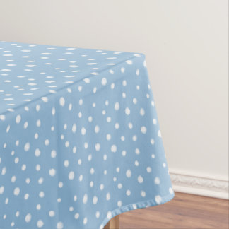 Nappe Aquarelle Snowflakes Motif bleu