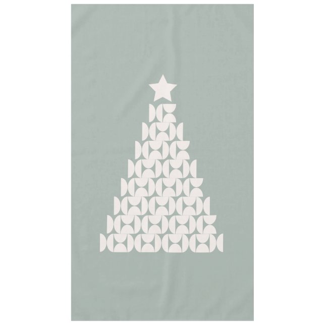 Nappe Arbre de Noël vert Sage (Devant)