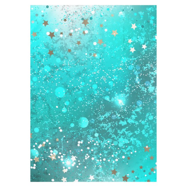 Nappe Arrière - plan à huile Turquoise de la menthe (Devant)