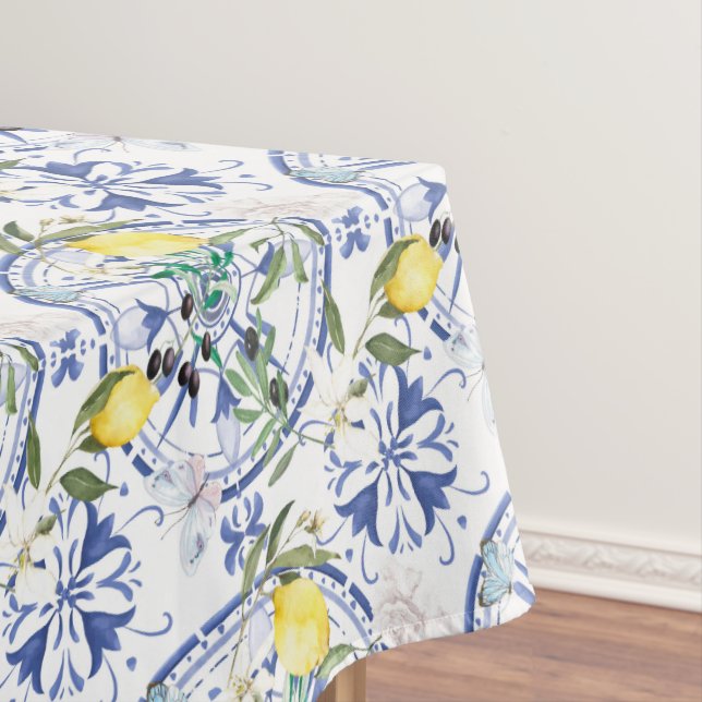 Nappe Arrondi, orné, tuile espagnole, méditerranéenne, c (In Situ)