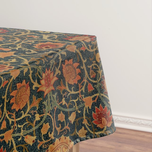 Nappe Art Décoratif Fleurs Florales Vine Rose Vert (In Situ)