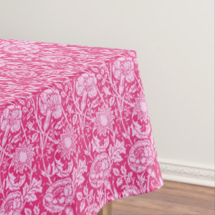 Nappe Art Nouveau Carnation Damask, Fuchsia rose