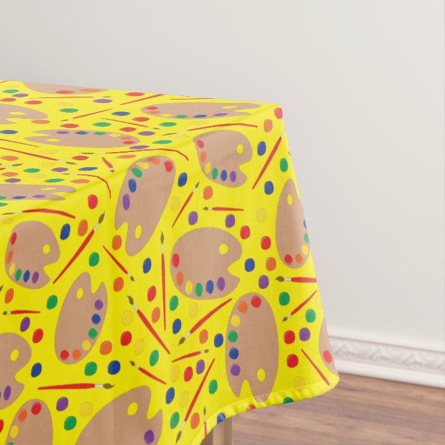 Nappe Art Paint Palette Cute 1ère fête d'anniversaire (In Situ)