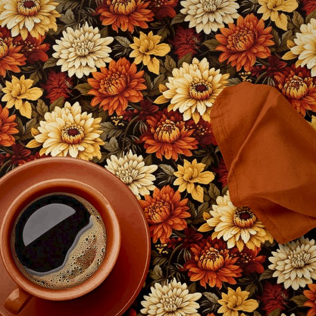 Nappe Automne Chrysanthèmes floraux (Créateur téléchargé)