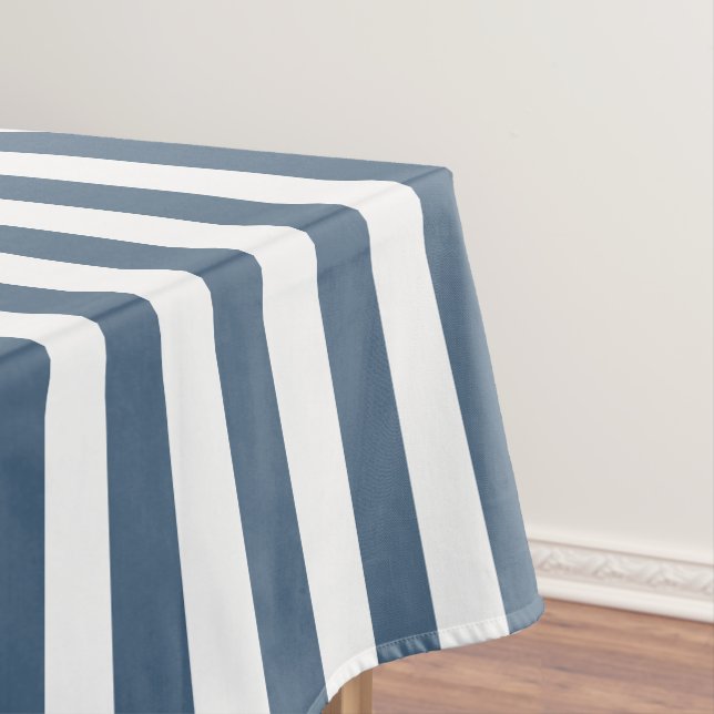 Nappe Baby shower bleu marine marine (In Situ)