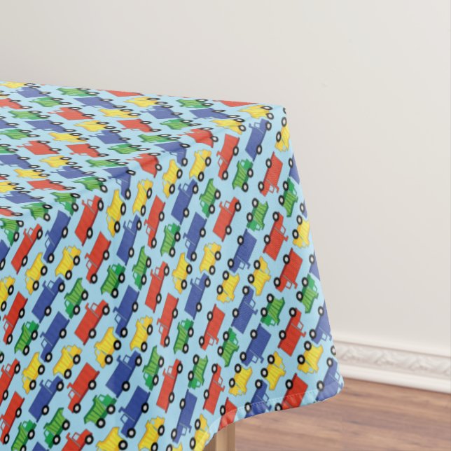 Nappe Baby shower de camion de construction (In Situ)