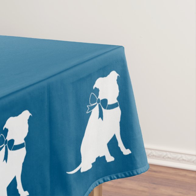 Nappe Baby shower de chien taureau Pit (In Situ)