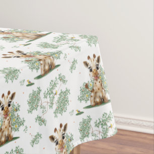 Nappe Baby shower Safari Bird Giraffe
