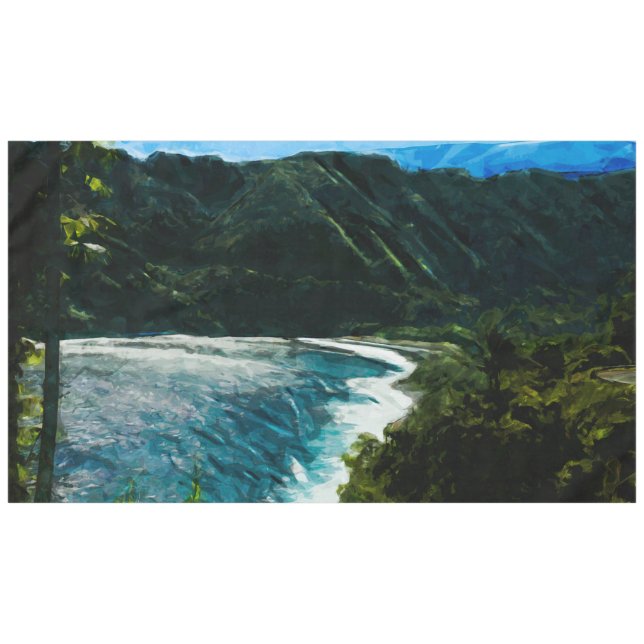Nappe Baie sur la route vers Hana Maui Hawaii Abstrait (Devant (Horizontal))