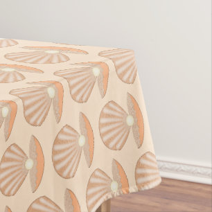 Nappe Baignoire d'huître et perle Baby Shower mixte