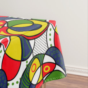 Nappe Bal de plage rouge jaune bleu vert
