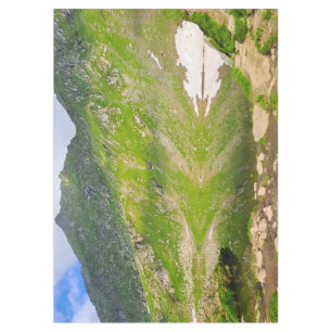 Nappe Balea Lake Mountain Slope – Romania Alpine Print