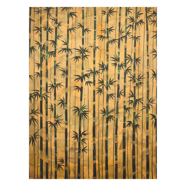 Nappe Bambou de la forêt zen vintage (Devant)