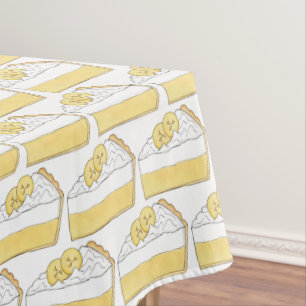 Nappe Banana Cream Pie Slice Dessert Cuisson