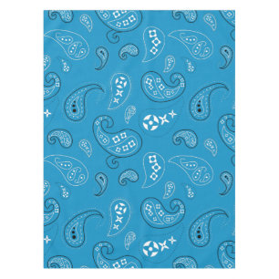Nappe Bandana de l'Ouest de Bandana en bleu et noir
