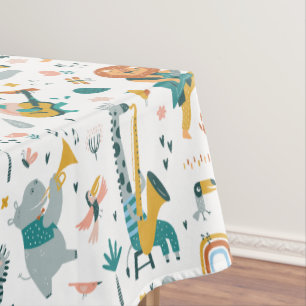 Nappe Bande d'animaux de dessin