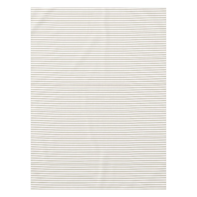 Nappe Bande de cueillette beige et blanche (Devant)