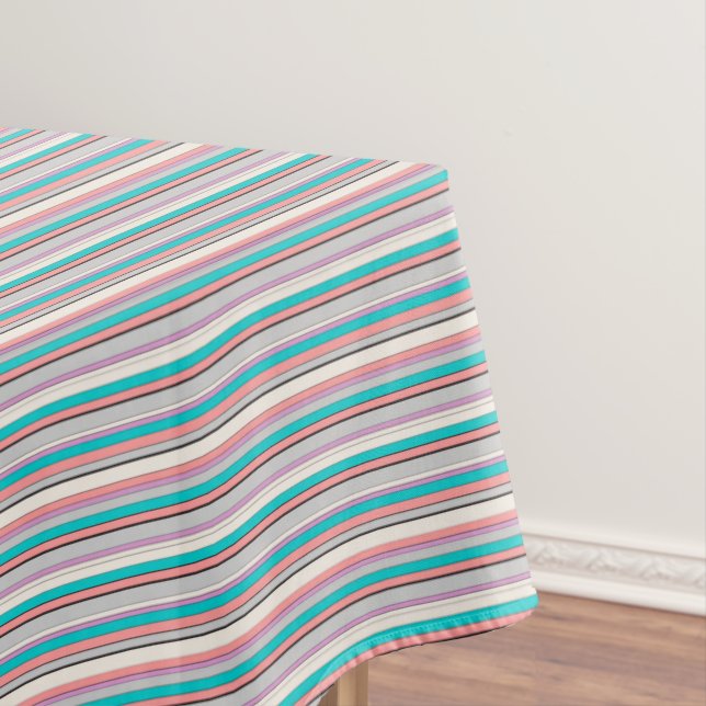 Nappe Bandes d'aqua gris (In Situ)