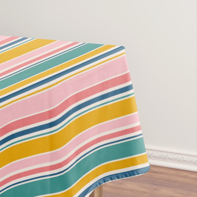 Nappe Bandes de couleurs à thème de plage (In Situ)