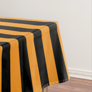 Nappe Bandes de sorcière d'Halloween noir et orange