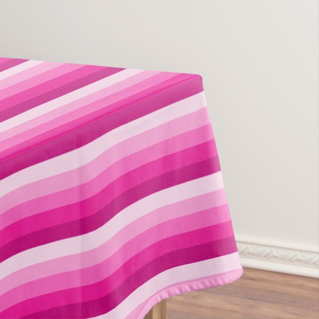 Nappe Bandes d'ombre rose chaud (In Situ)