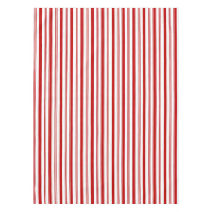Nappe Bandes verticales rouges