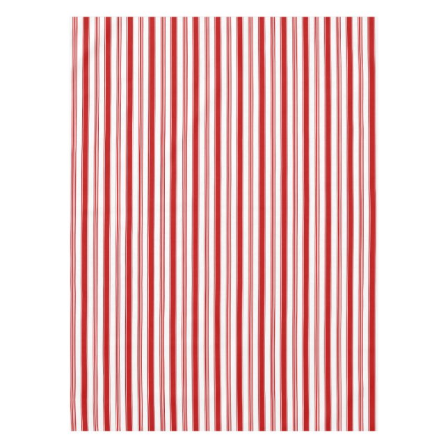 Nappe Bandes verticales rouges (Devant)