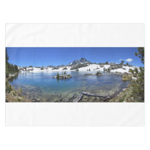 Nappe Banner Peak et un lac de montagne - Sierra Nevada