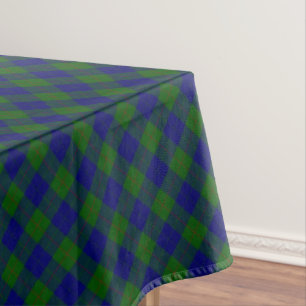 Nappe Barclay tartan bleu vert plaid