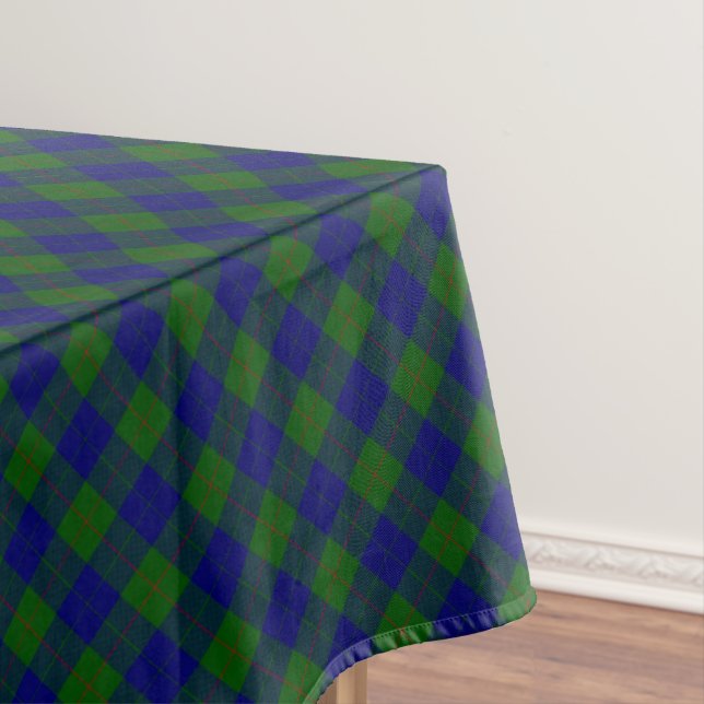 Nappe Barclay tartan bleu vert plaid (In Situ)