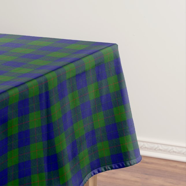 Nappe Barclay tartan bleu vert plaid (In Situ)