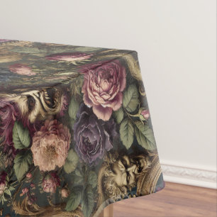 Nappe Batailles et fleurs baroques - Gothique Grand Moti