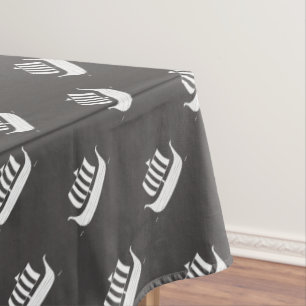 Nappe Bateaux viking/bateau long avec couleur arrière - 