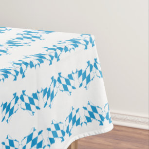 Nappe BAVARIA Bayern Drapeau Plan OKTOBERFEST Blanc