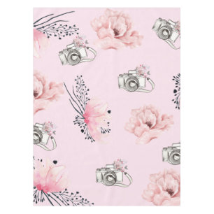 Nappe Beau Rose d'aquarelle florale