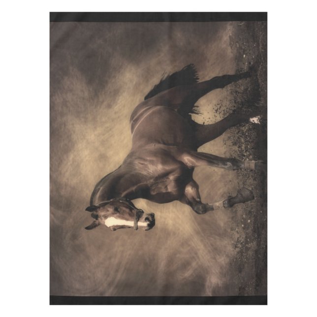 Nappe Beautiful horse throw pillow (Devant)