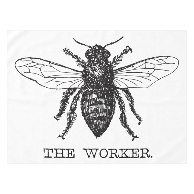Nappe Bee Worker Honey Black Bumblebee (Devant (Horizontal))