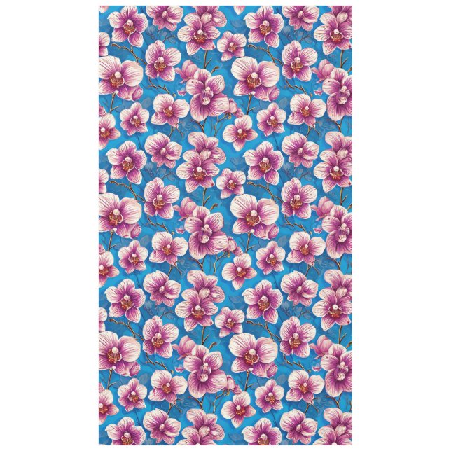 Nappe Belles Orchidées fleurs (Devant)