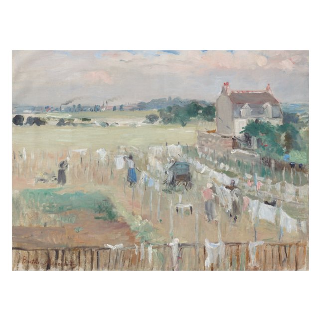 Nappe Berthe Morisot - Hanging the Laundry out to Dry (Devant (Horizontal))
