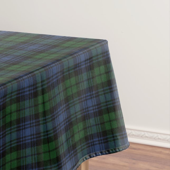 Nappe Black Watch Tartan écossais antique (In Situ)