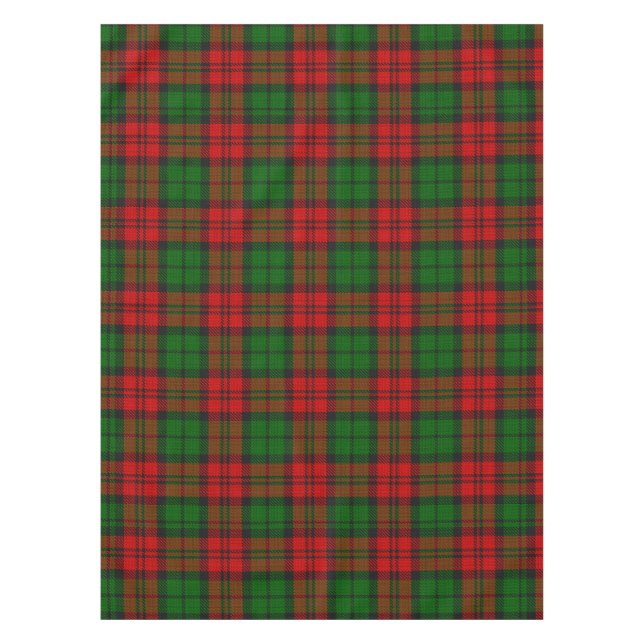 Nappe Blackwatch Campbell Tartan Red Green Plaid (Devant)