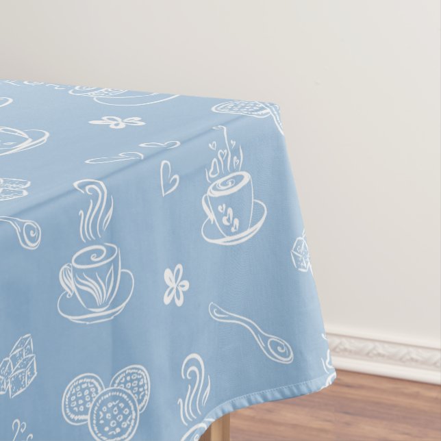 Nappe Bleu bien aéré de temps de thé (In Situ)